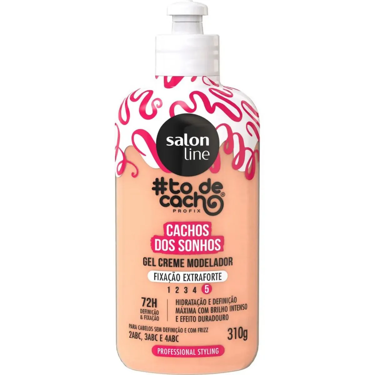 Salon Line Todecacho Gel Cr 310g Cachos Sonhos Ext Forte
