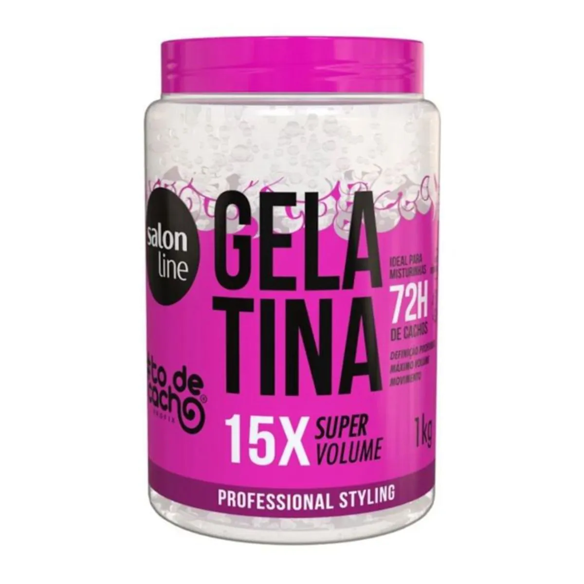 Gelatina Capilar Salon Line Todecacho Super Volumao 1kg