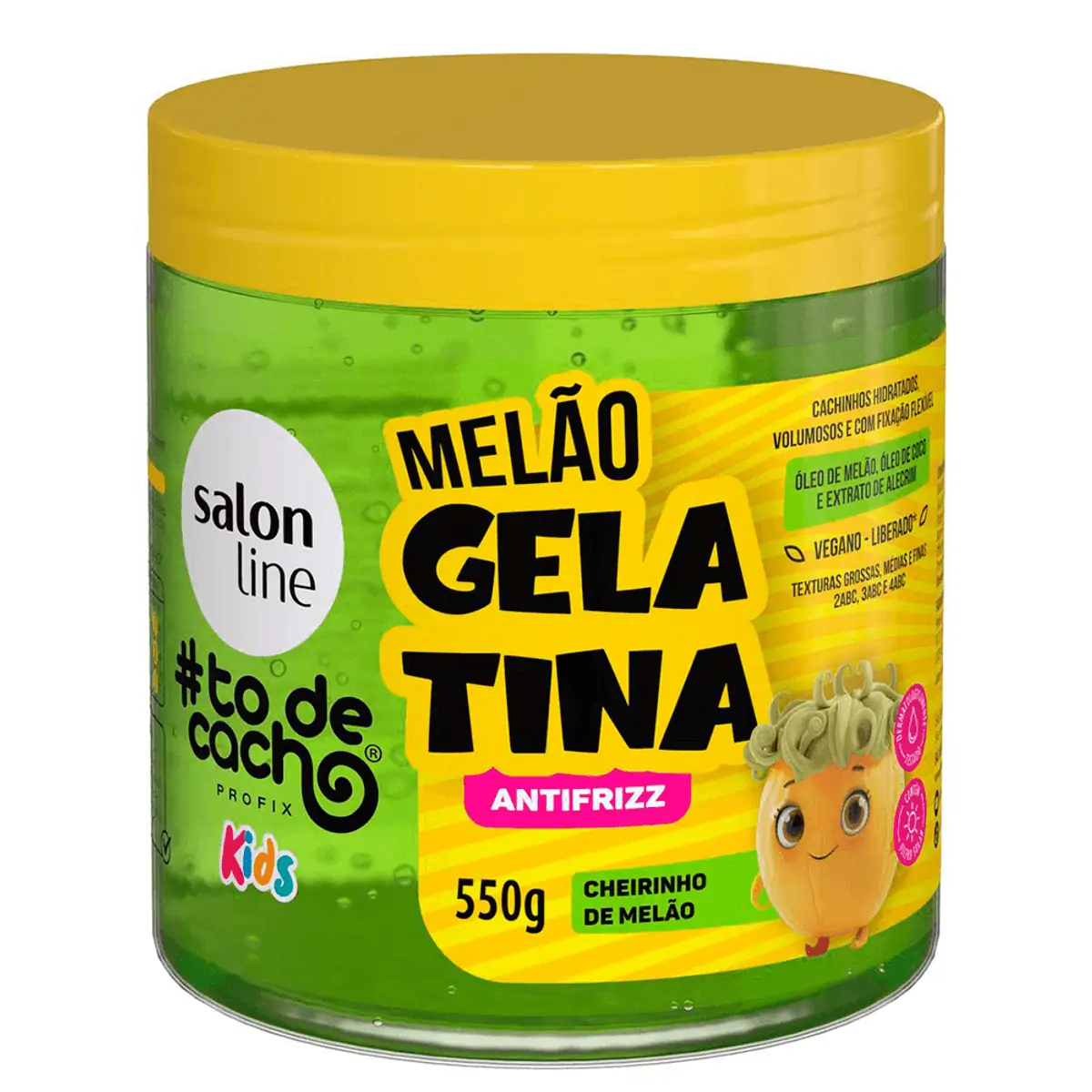 Gelatina Ativadora S Line Todecacho 550g Kids Antifrizz Melao