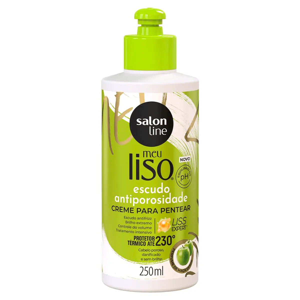 Salon Line Meu Liso Cr Pentear 250ml Escudo Antiporosidade Novo
