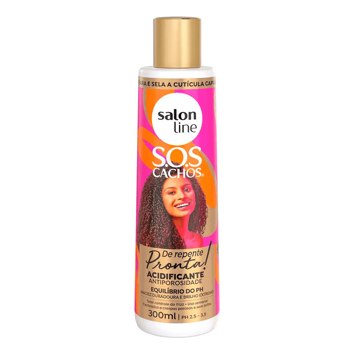 Salon Line Sos Acidif De Repente Pronta 300ml Antiporosidade Novo