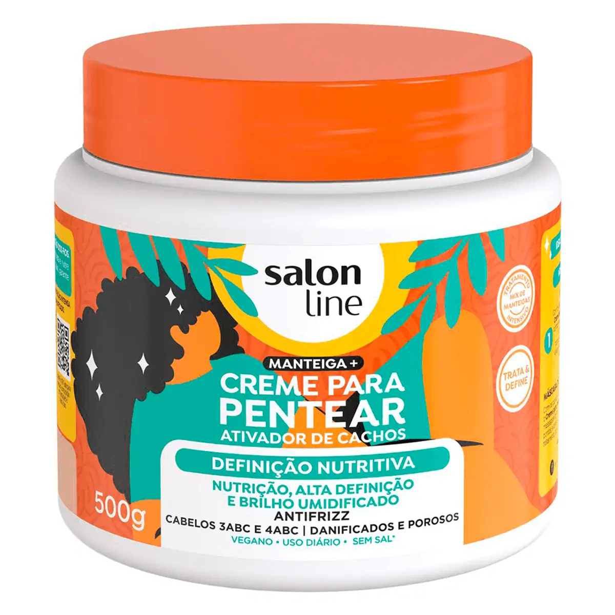 Salon Line Sos Ativ Cachos Cr Pentear 500g Definicao Nutritiva Novo
