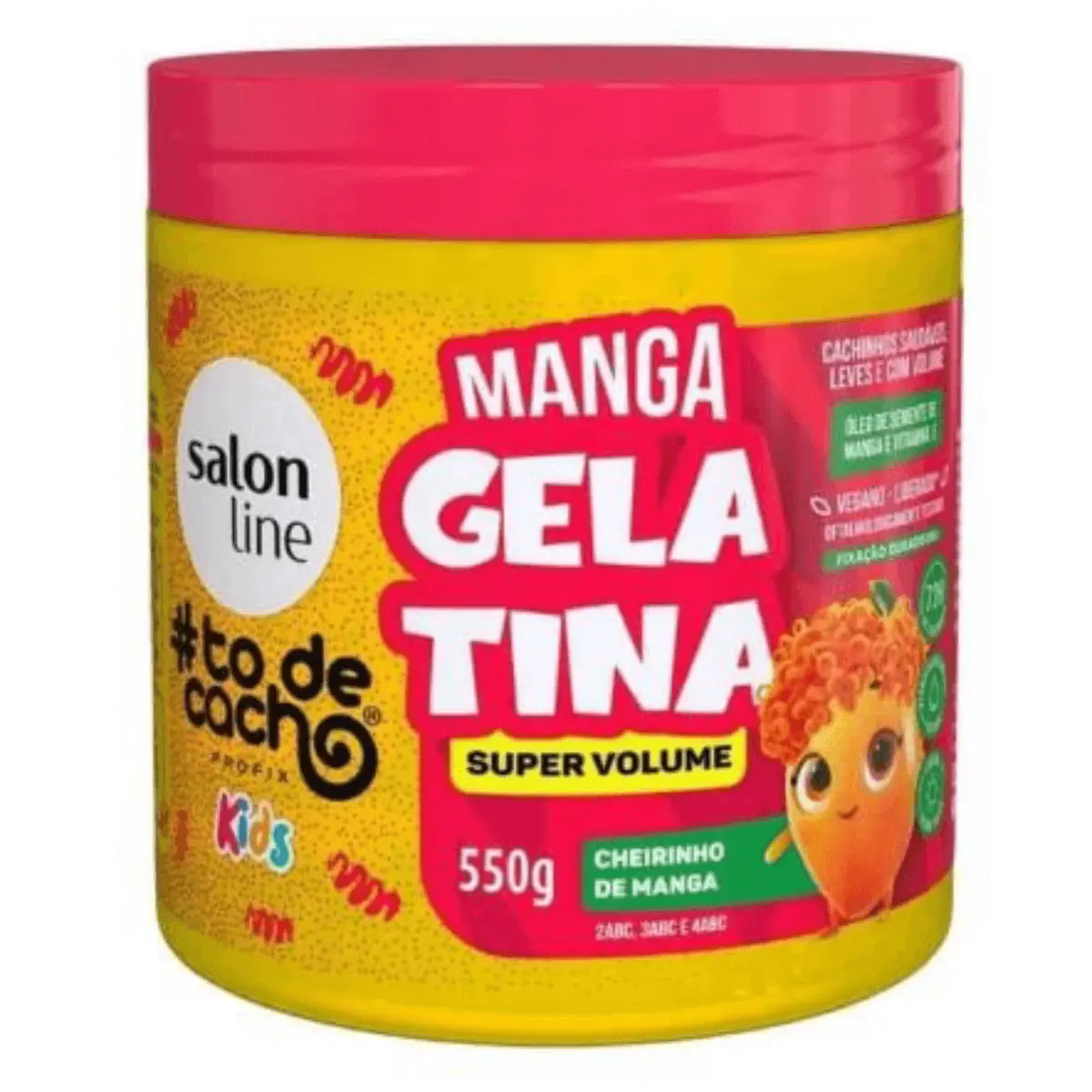 Gelatina S Line Super Volume Todecacho 550g Kids Manga
