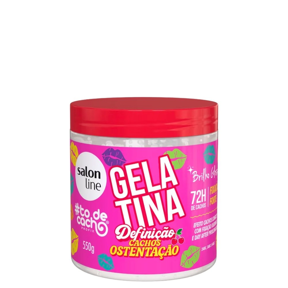 Gelatina S Line Todecacho 550g Definicao Cachos Ostentacao