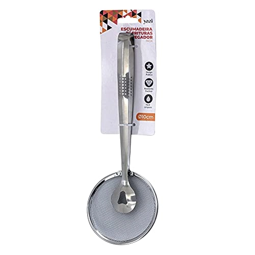 Escumadeira Para Frituras Com Pegador De Aço Inox 27.5 Cm Ya104 Yangzi