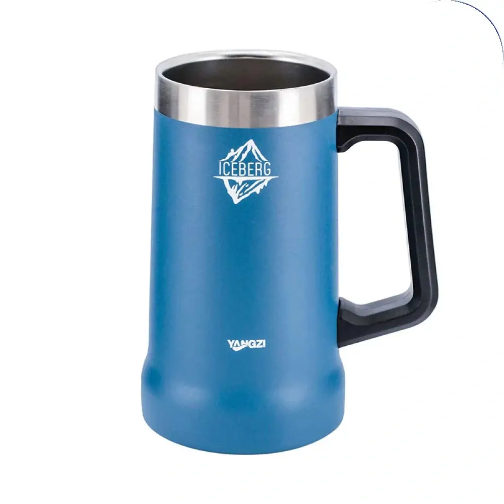 Caneca Termica De Cerveja Yazi 709ml Azul