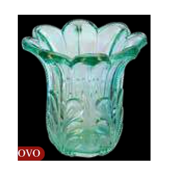 Vaso Transp Decor Borda Ond 11x11cm Vd