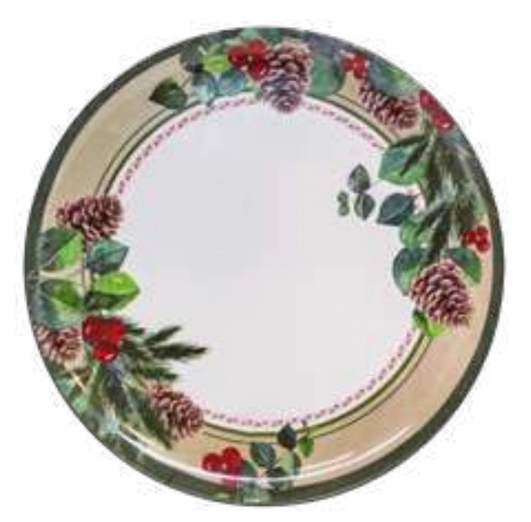 Melamine Natal Prato Refeicao 28cm Ref.24841 Yangzi
