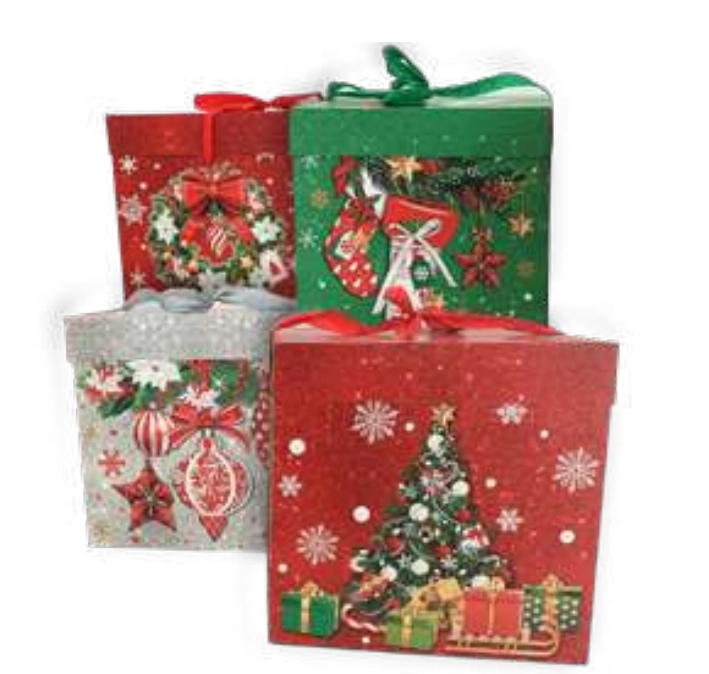 Caixa De Papel Gift Estamp 15cm Yangzi