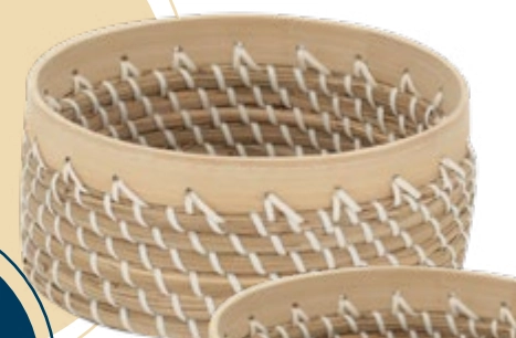 Cesto Fibra Natural 15cm