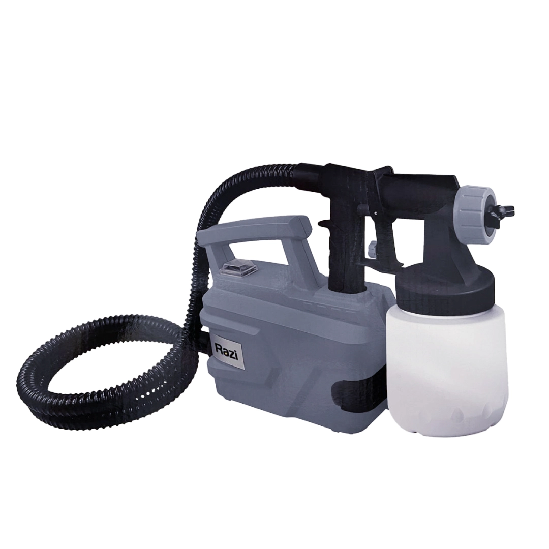Pistola De Pintura Elétrica Uso Profissional 60 Hz 500w Razi