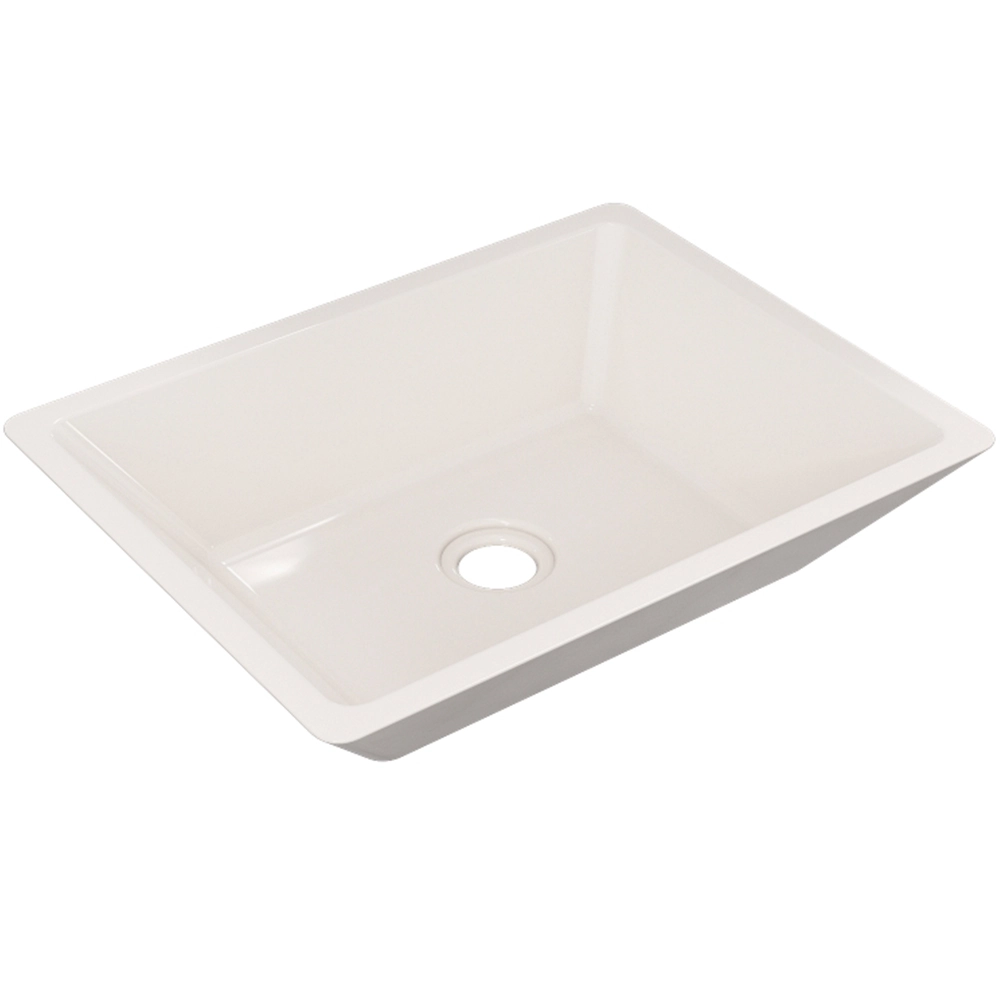 Cuba De Apoio Retangular Para Banheiro Lavabo C01 Rt45 Bege - Lyam Decor