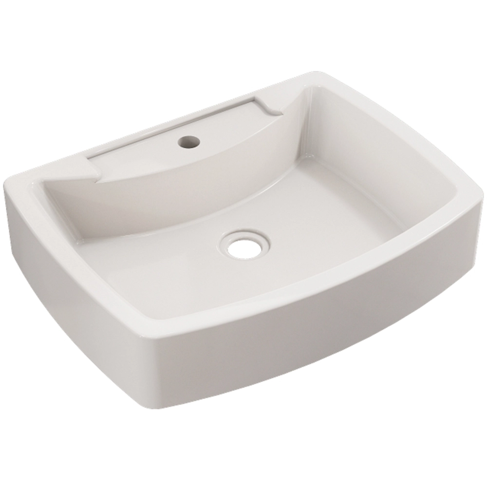 Cuba De Apoio Retangular Para Banheiro Lavabo C01 Rt50 Bege - Lyam Decor