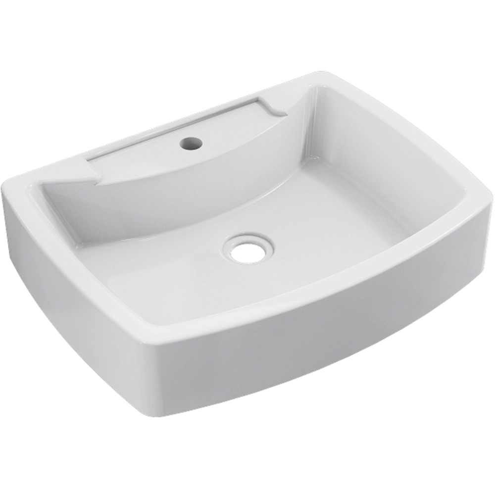 Cuba De Apoio Retangular Para Banheiro Lavabo C01 Rt50 Branco - Lyam Decor