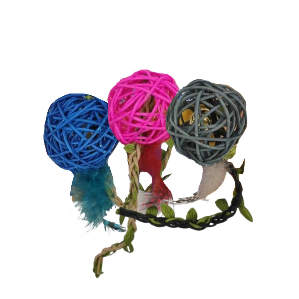 Brinquedo Para Gatos Cat Ball Rapunzel Cores Sortidas Bom Amigo