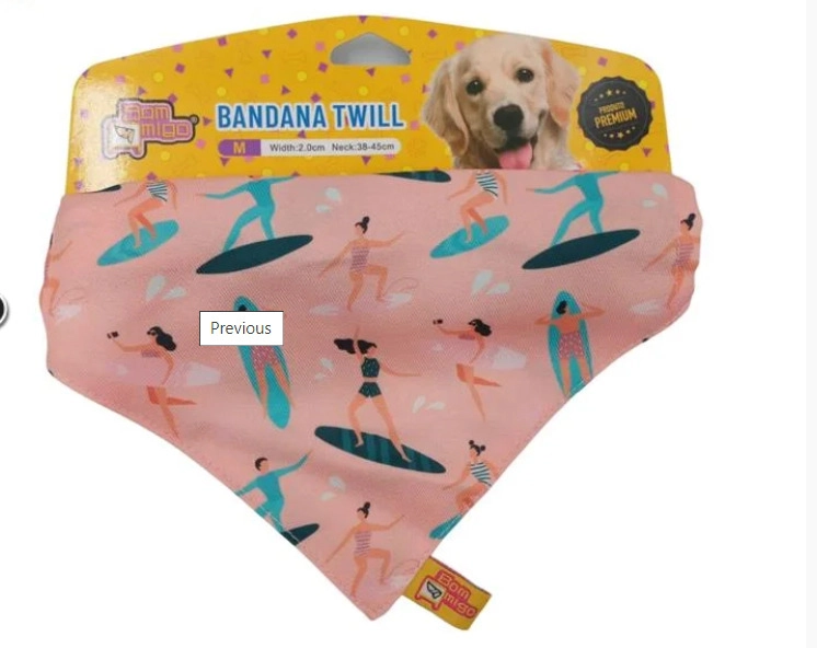 Bandana Twill Tamanho M Estampa Sortida Bom Amigo