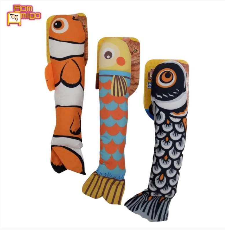 Cat Long Peixe Com Cat Nip