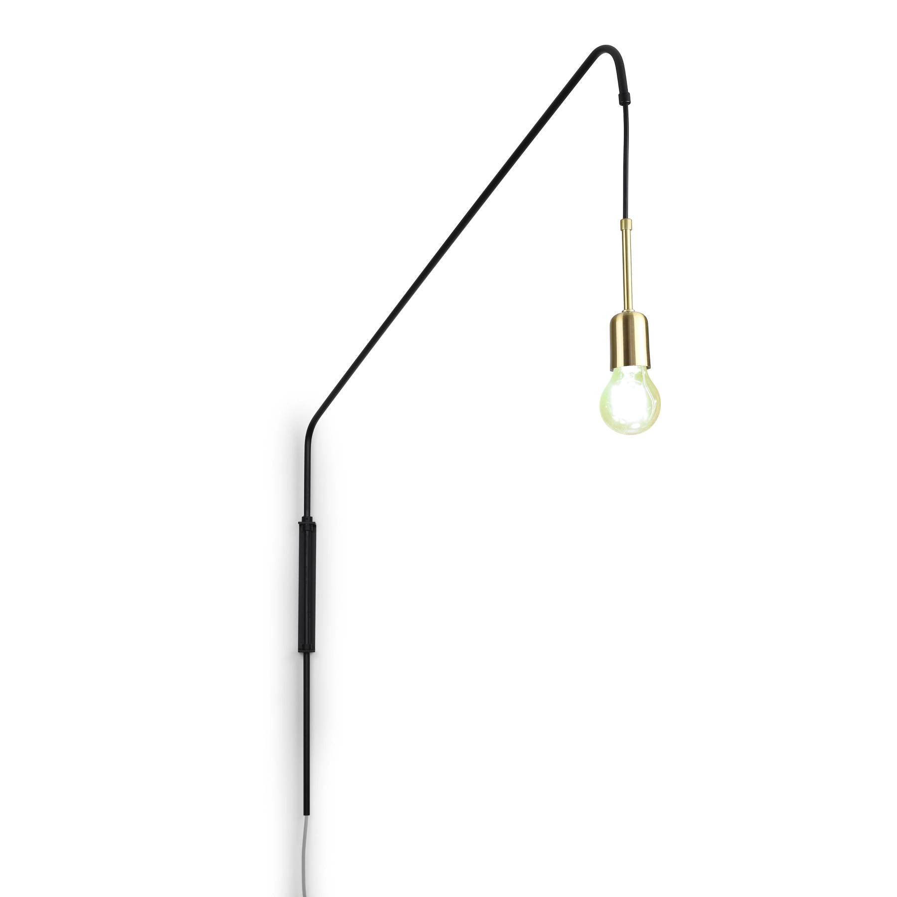 Arandela de Parede Interna IP20 Spot Line Dourado|Preto Bivolt