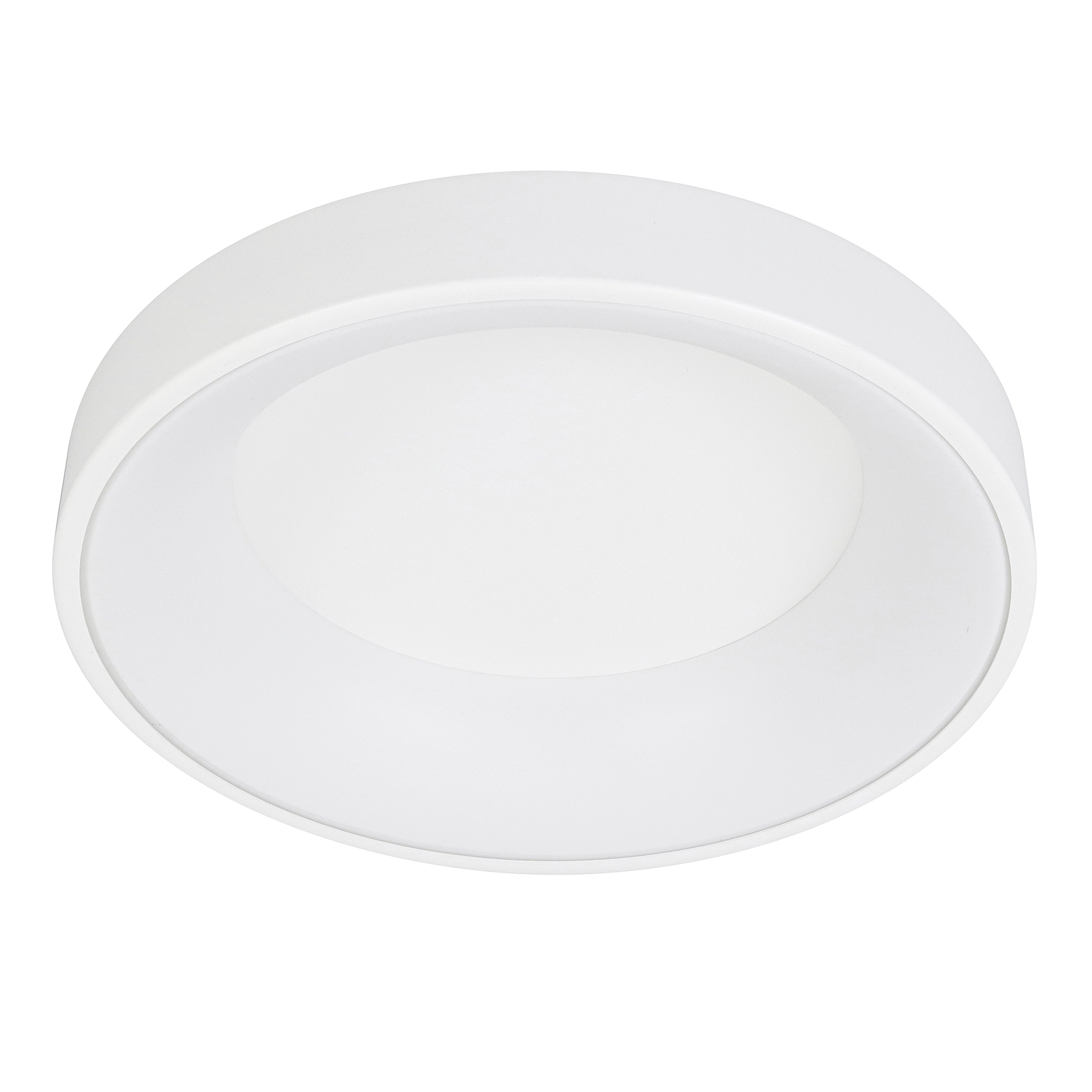 Plafon Com LED Luz Amarela Metal Branco Vale Spot Line