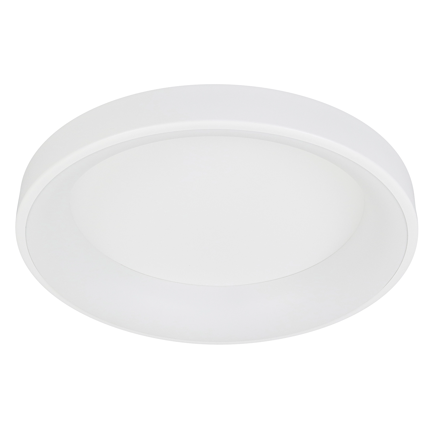 Plafon Com LED Luz Amarela Metal Branco Vale Spot Line