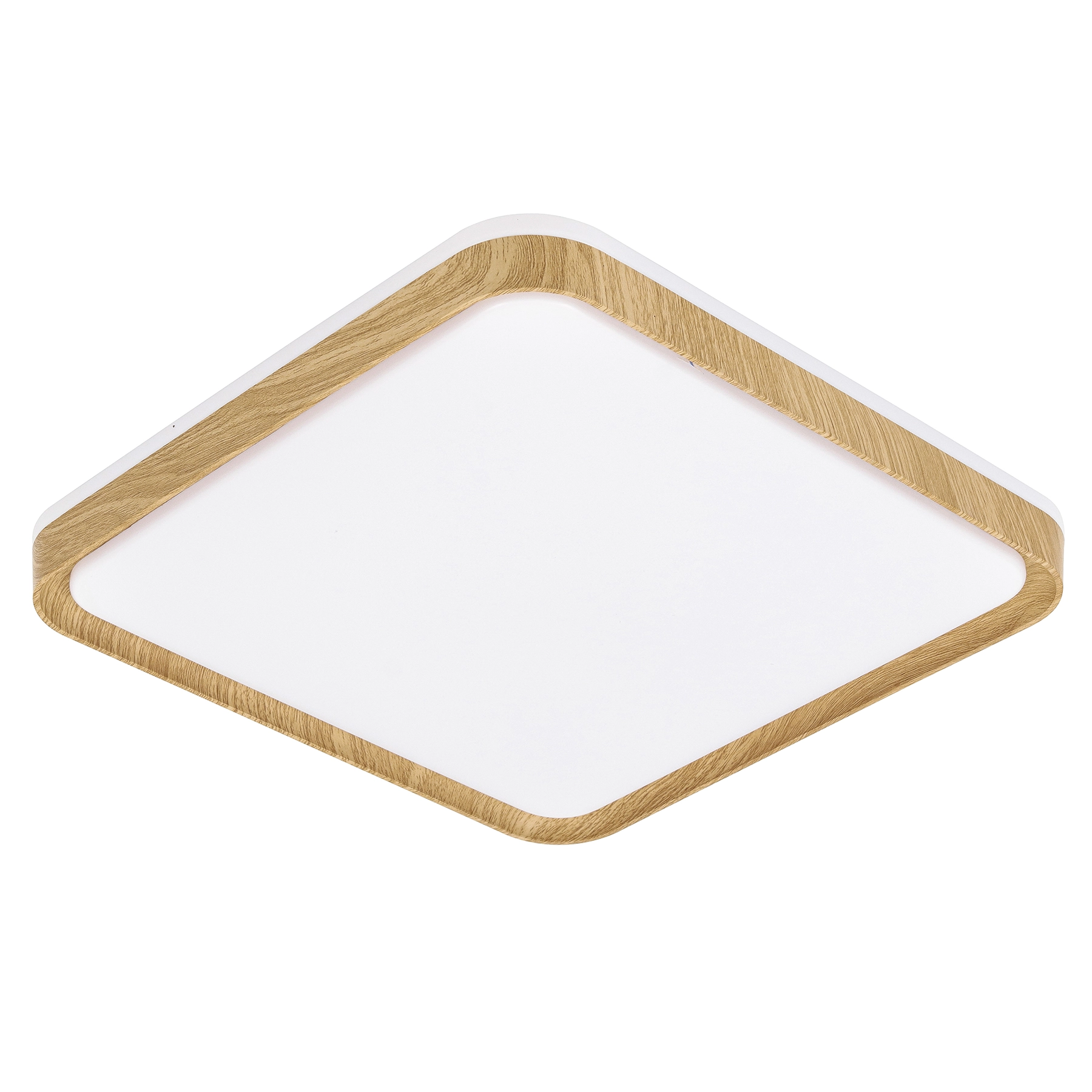 Plafon Com LED 3 cores 32w Plástico 41x41cm S &L Imports