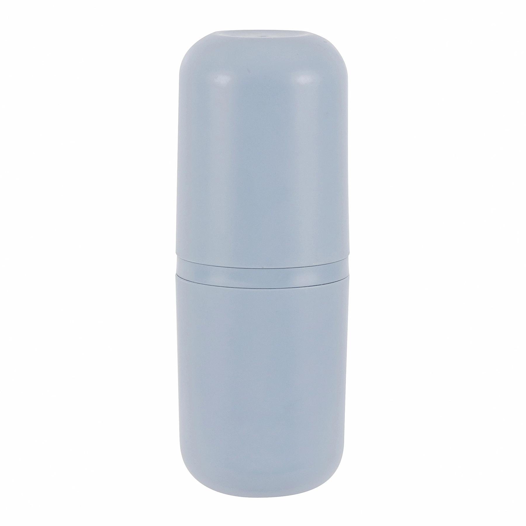Porta Escova de Dente de Bancada para Banheiro Plástico Azul Glacial Fechado Bold Ou