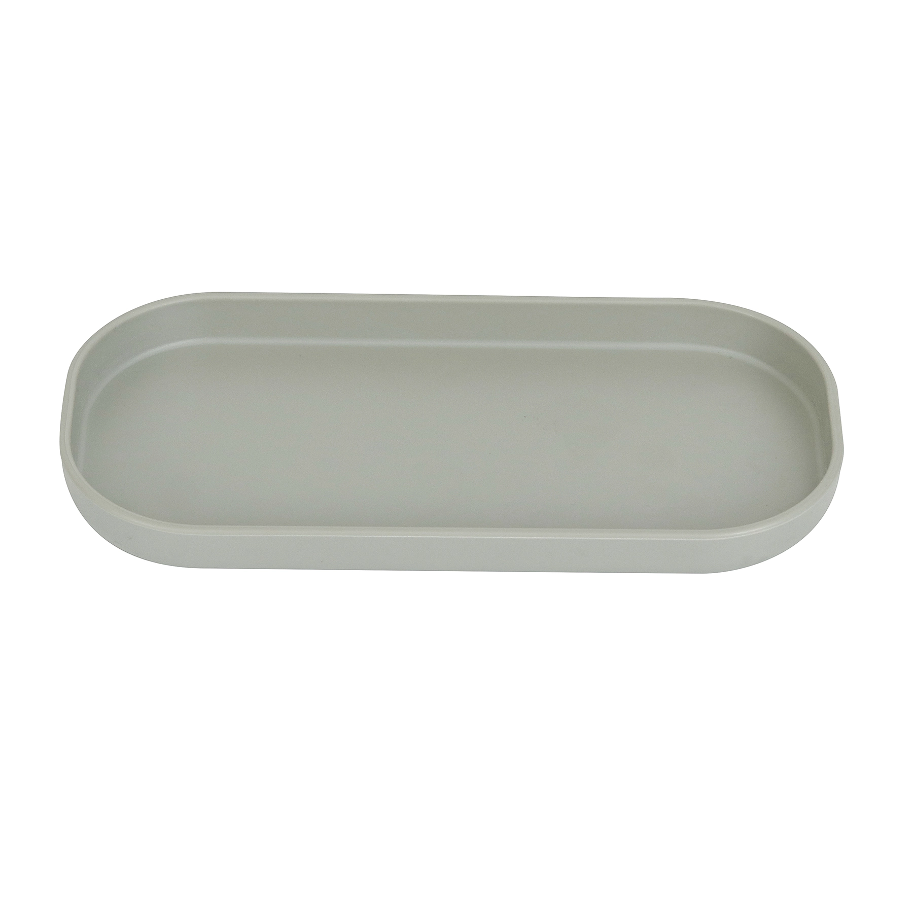 Bandeja para Banheiro de Plástico Verde Salvia Dórica Ou