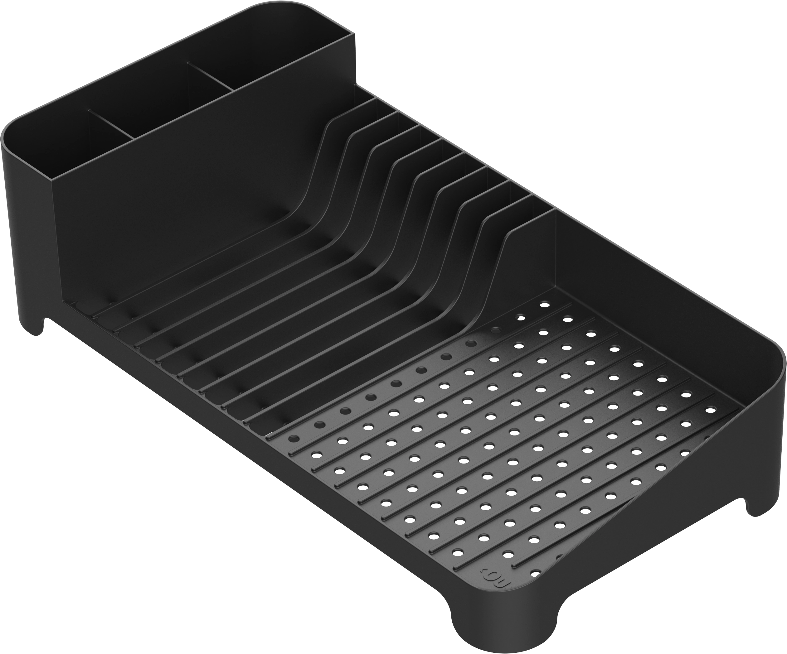 Escorredor Loucas Trium Compact Preto El505ptf Martiplast