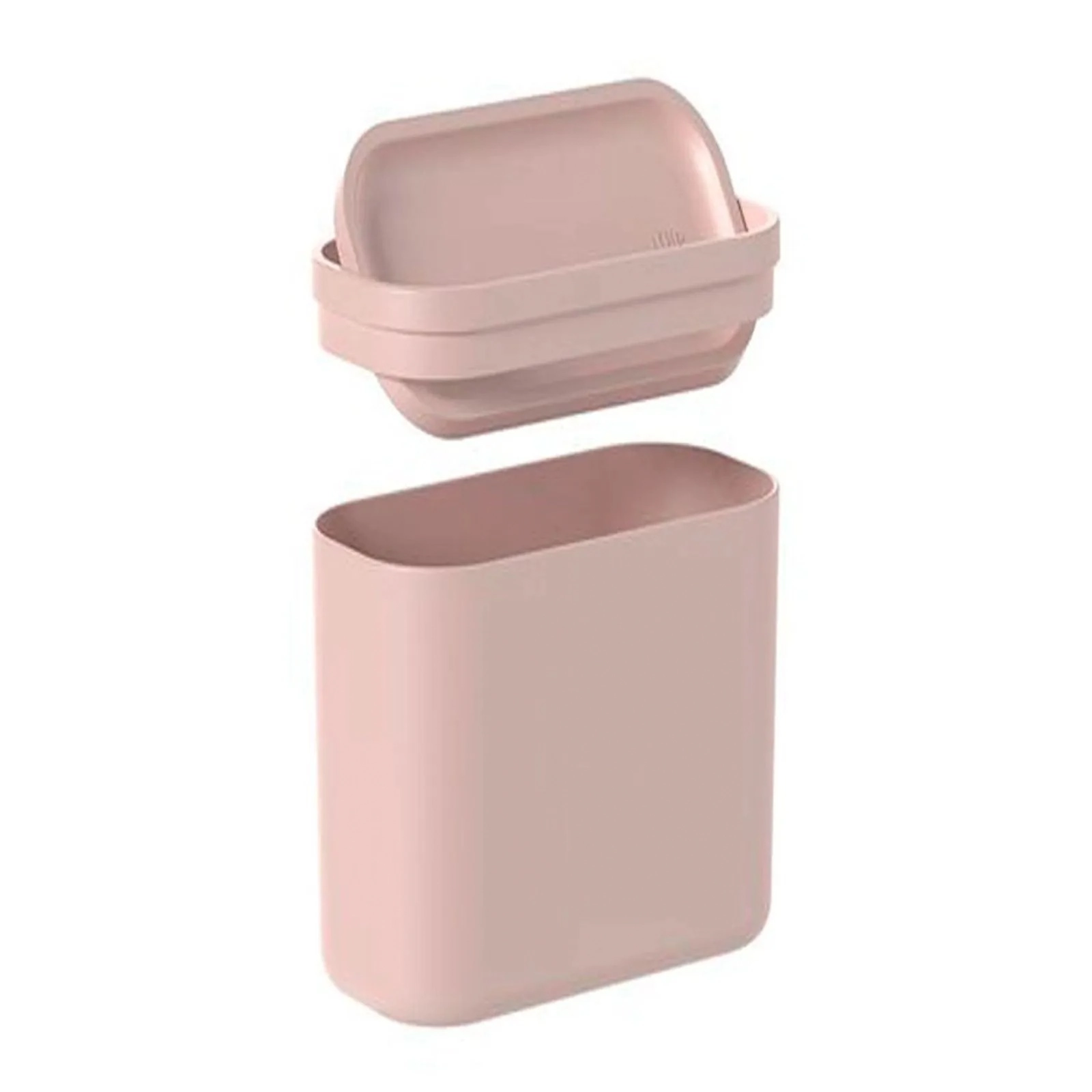 Lixeira Ou Bancada Basculante Bold 1l Rosa Duna