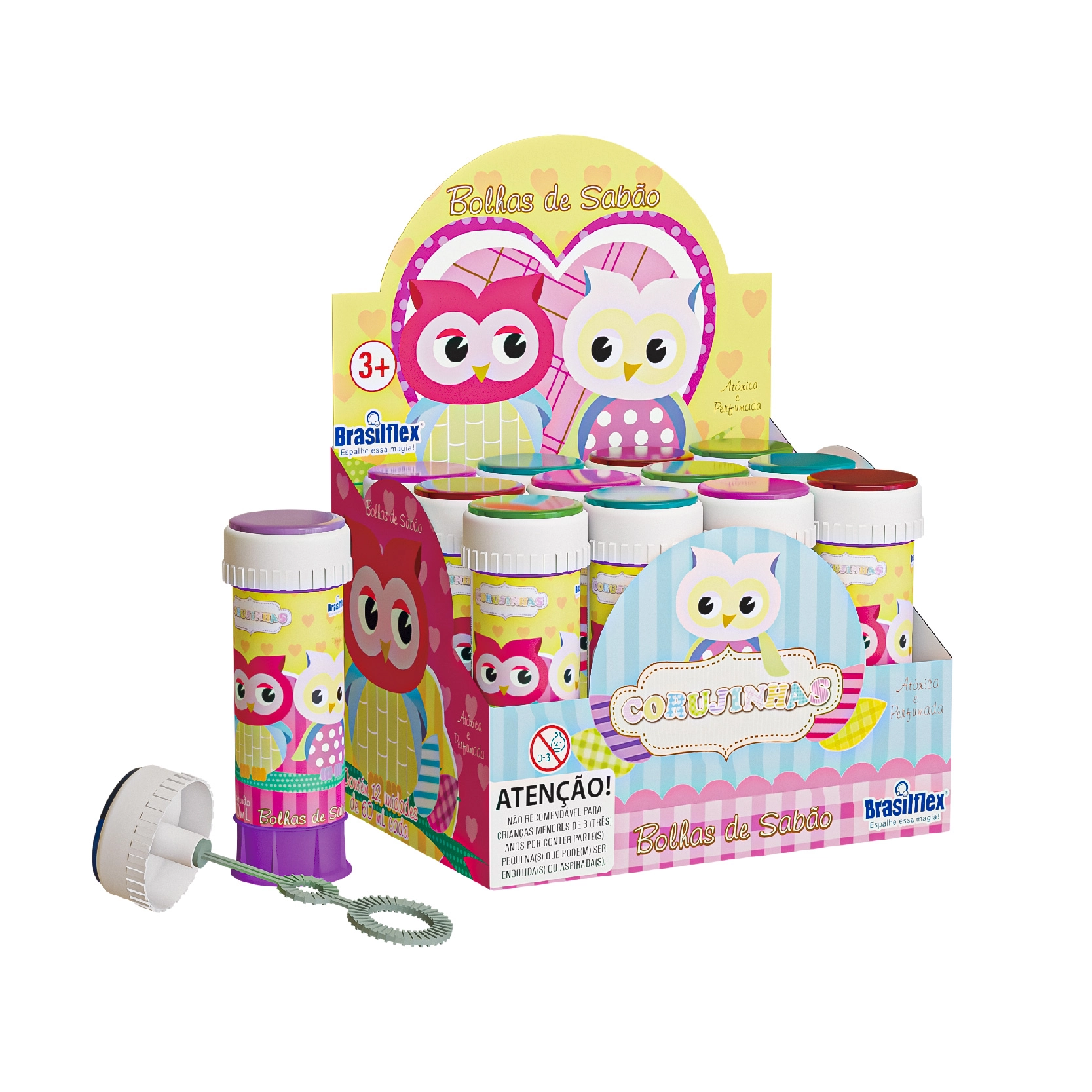 Bolha 60ml C Jogo Corujinha 834002 Gala
