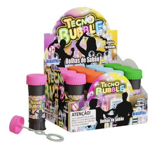 Brinquedo Bolha De Sabao Tecno Bubble Pef