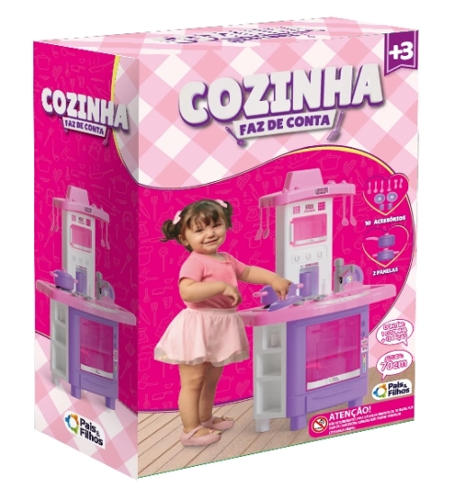 Cozinha Infantil Faz de Conta - Pais e Filhos