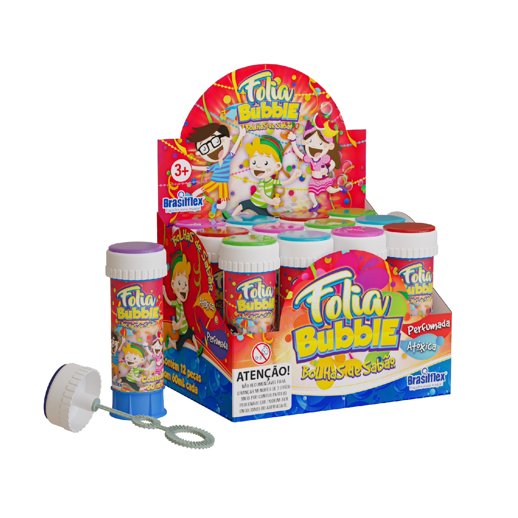 Bolha 60ml C Jogo Folia 834007 Gala