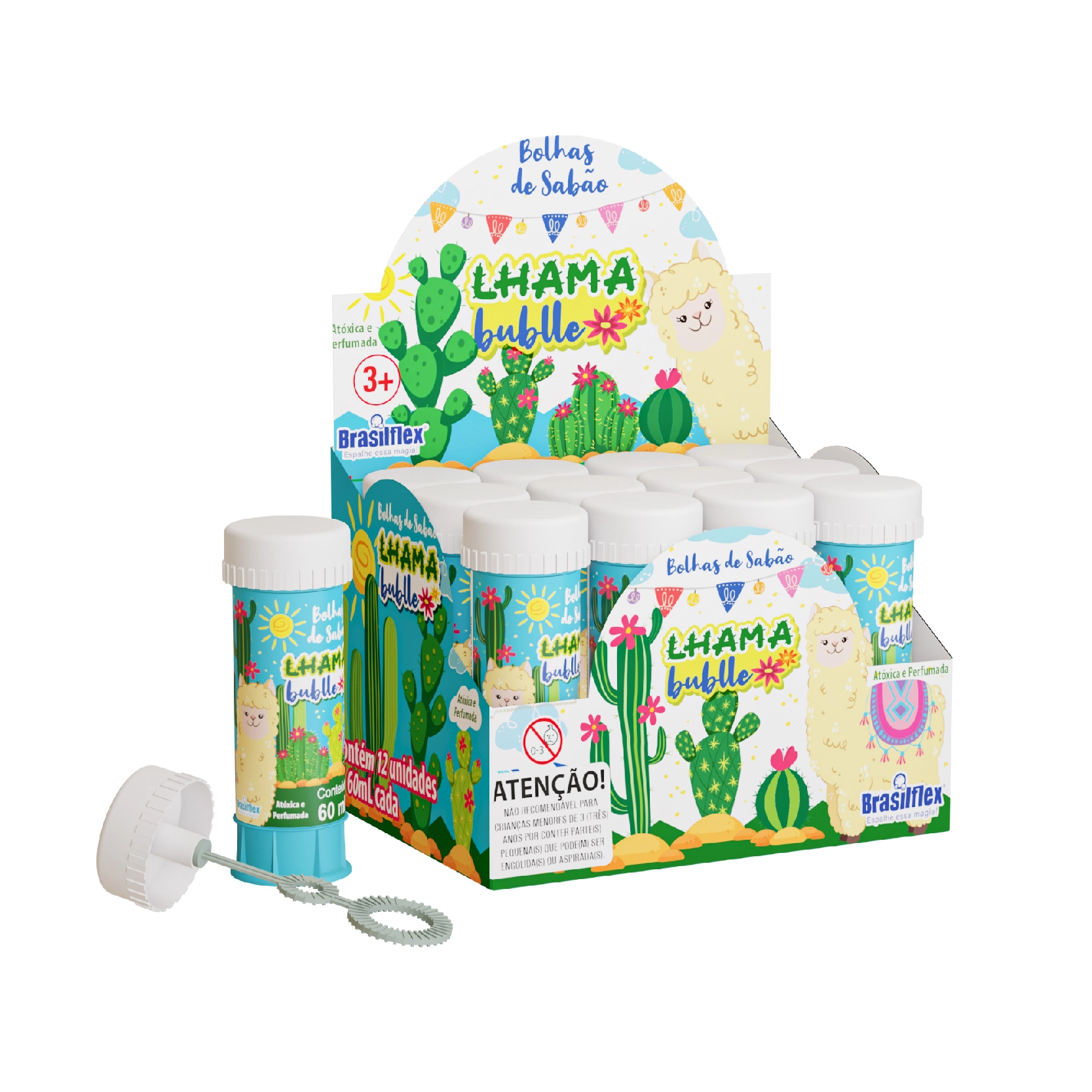 Bolha 60ml Lhama Cactus 870020 Gala