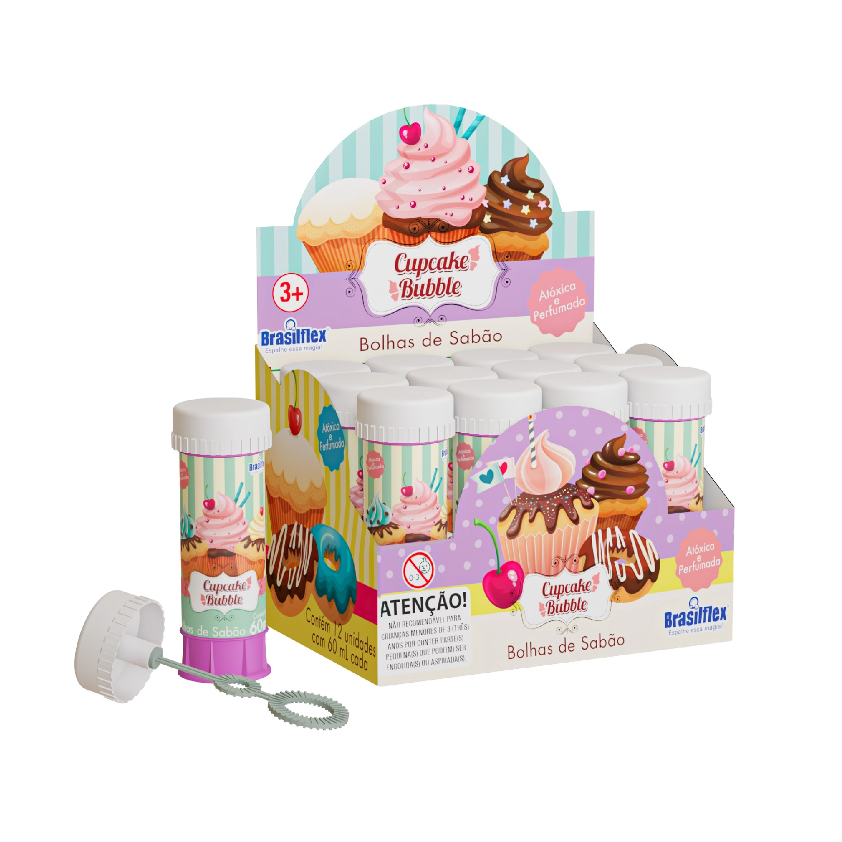 Bolha Sabao Brasilflex Cupcake