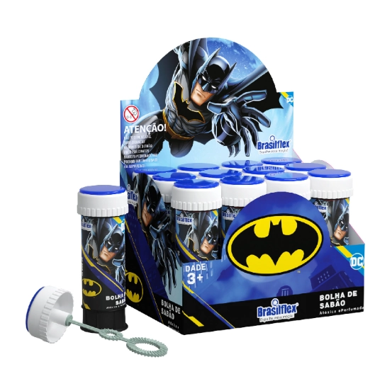 Bolinha De Sabao Gala 60ml C/jogo Batman Classico