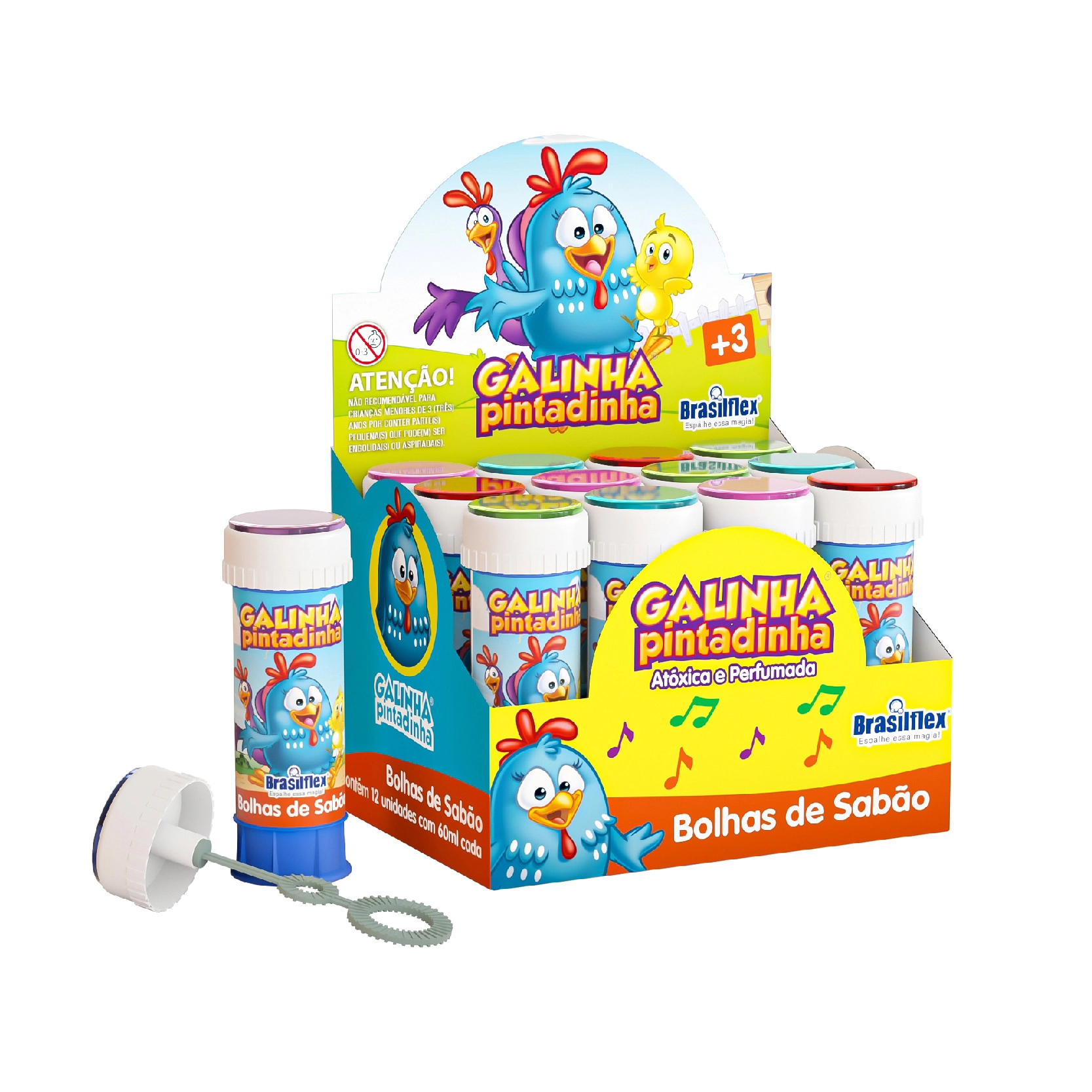 Bolha C Jogo Galinha Pintadinha 60ml 1x60ml