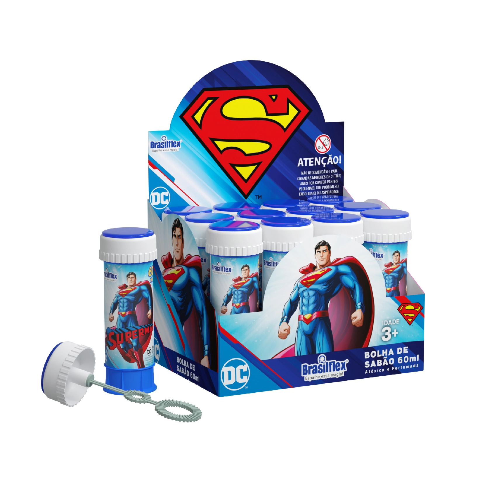 Bolha Sabao Super Man 60ml