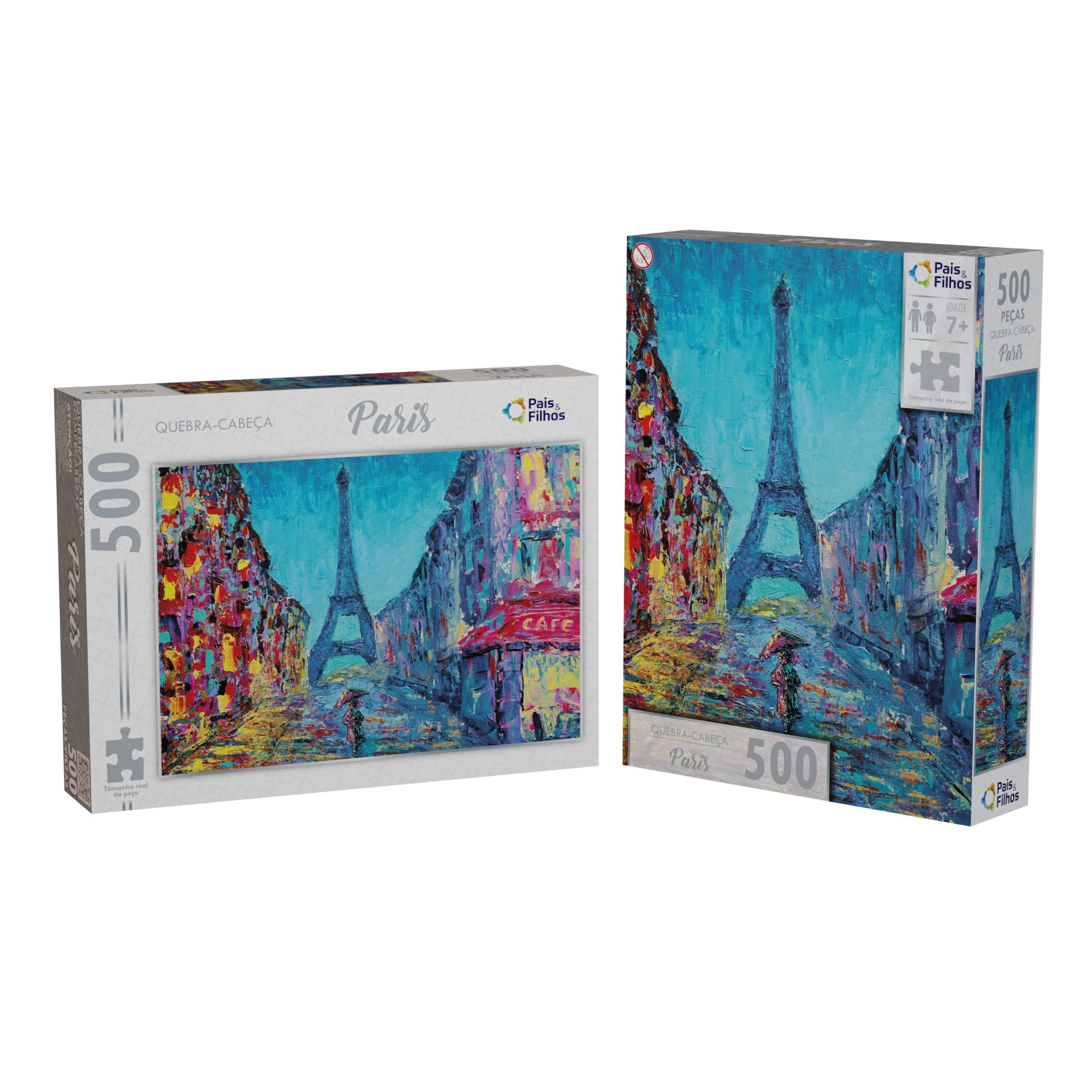 Quebra Cabeca Arte Paris 500pcs 791651 Pais E Filhos