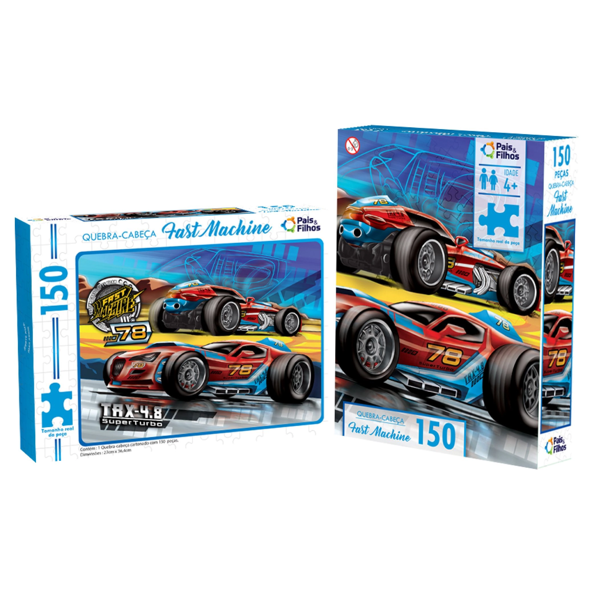 Quebra Cabeca Fast Machine 150pcs 791661 Pais E Filhos