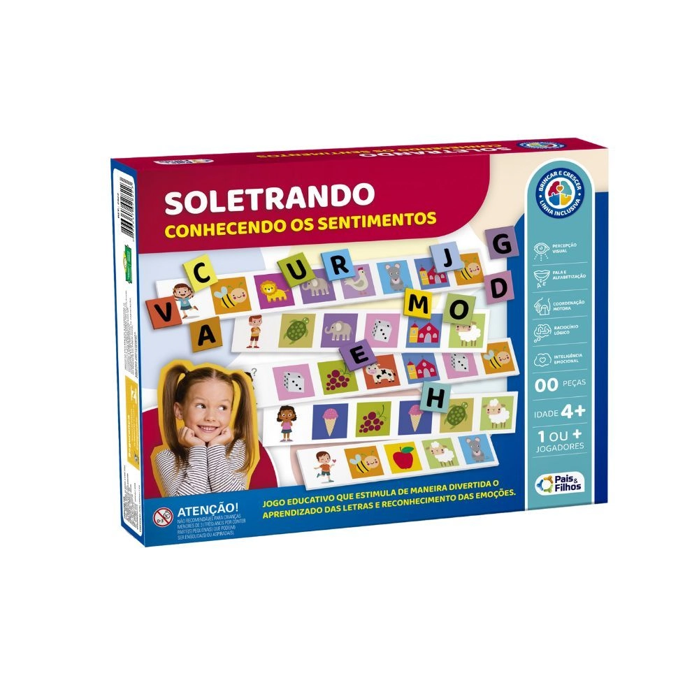 Jogo Didatico Soletrando 791918 Pais E Filhos