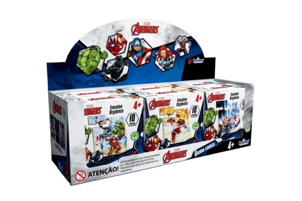 Mini Quebra Cabeca Madeira Avengers 811077 Gala
