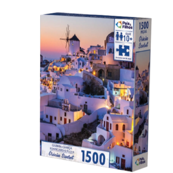 Quebra Cabeca Grecia Sunset 1500pcs 792462 Pais E Filhos