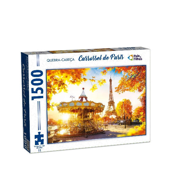 Quebra Cabeca Carrosel Paris 1500pcs 792471 Pais E Filhos
