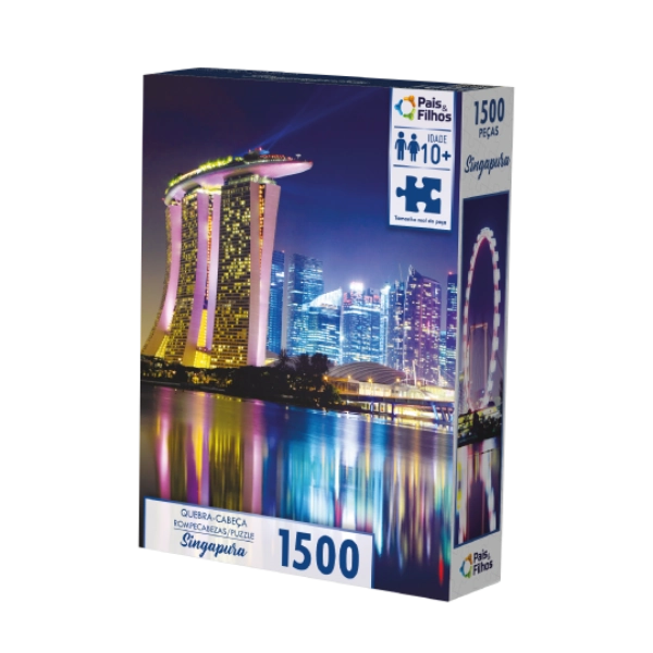 Quebra Cabeca Singapura 1500pcs 792527 Pais E Filhos