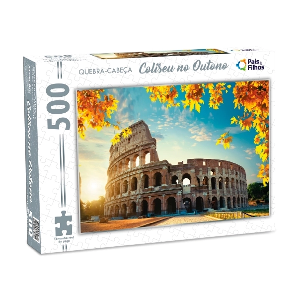 Quebra Cabeca 500pc Coliseu 792990 Pais E Filhos
