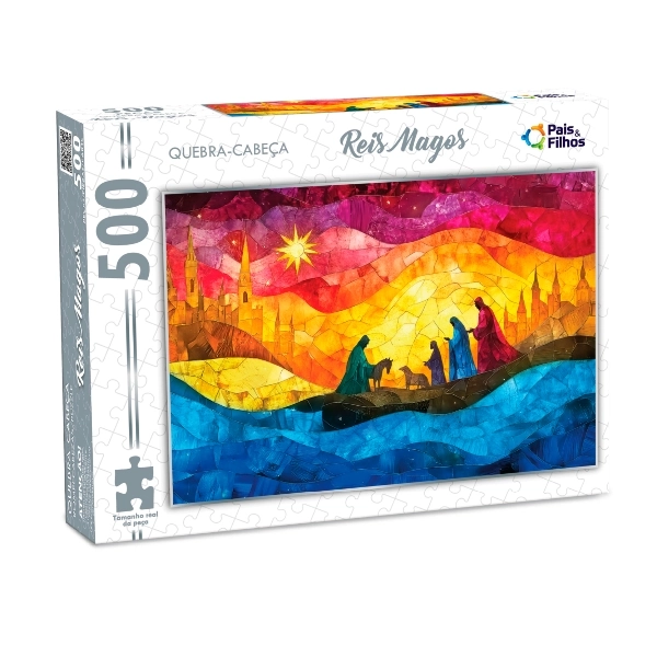Quebra Cabeca 500pc Reis Magos 792992 Pais E Filhos