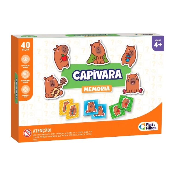 Jogo Memoria Capivara 793121 Pais E Filhos