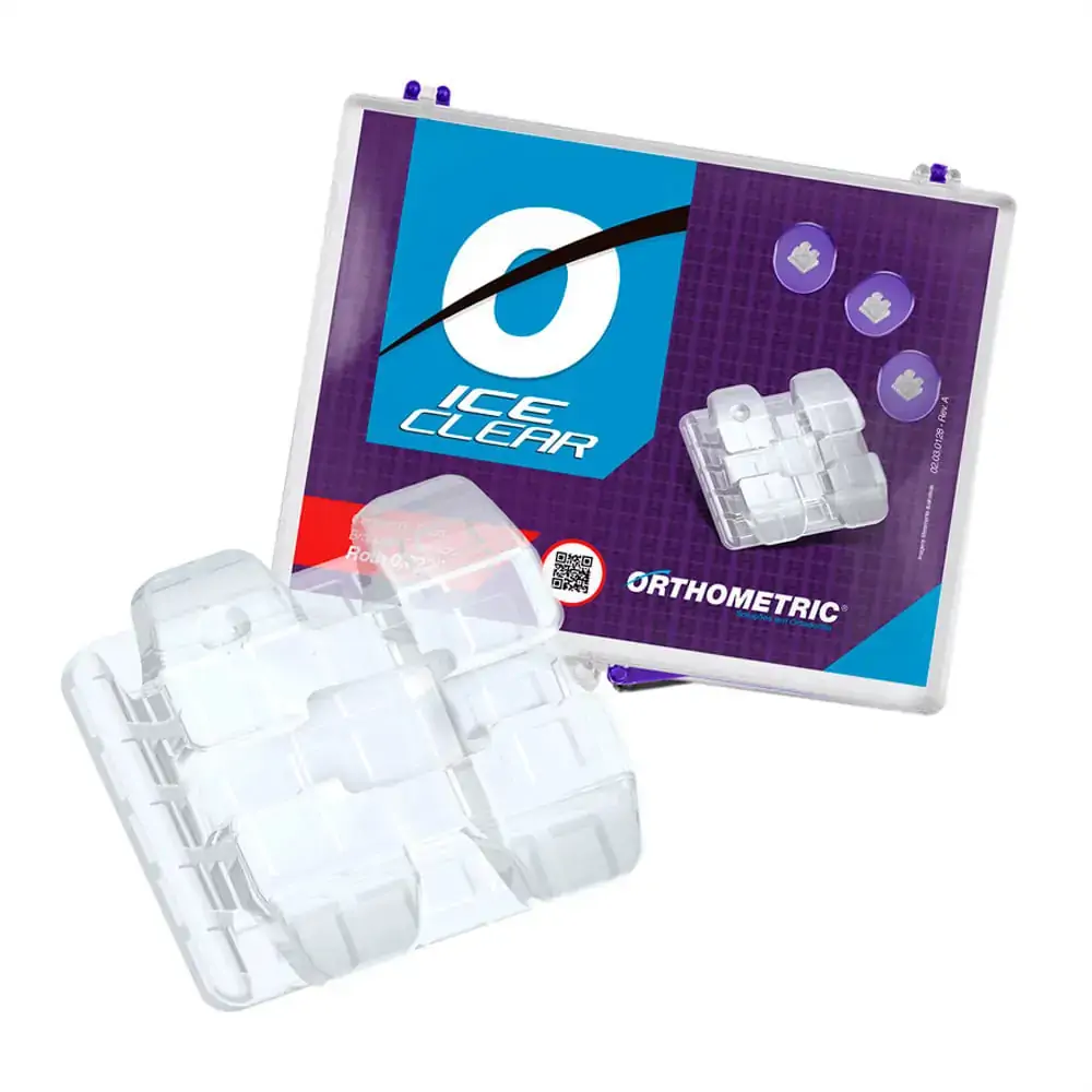 Bráquete Cerâmico Ice Clear Roth 022 - Orthometric - 10872000 (Cód. 26.7503)