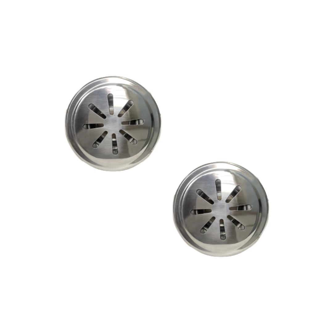 2 Nivelador Inox Polido Encaixe 32mm - Acqualeste Piscinas